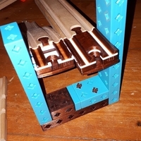 Small Wooden railway PrintAblok bridge system 3D Printing 475254