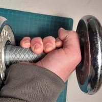 Small Dumbbell handle 3kg 3D Printing 475292