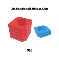 Small 3D Pen/Pencil Holder Organizer Cup 3D Printing 475293