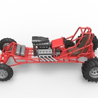 Diecast Mud dragster Scale 1 to 25 - Thumbnail 8