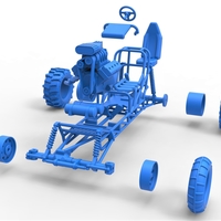 Diecast Mud dragster Scale 1 to 25 - Thumbnail 16