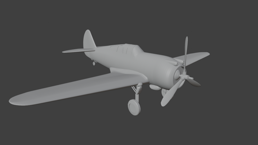 P 36 Hawk WW2 plane 3D Print 475362