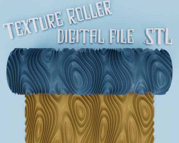 Dune Texture Roller 3D Print 475399