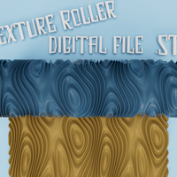 Small Dune Texture Roller 3D Printing 475399