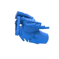 Diecast V8 engine for mud dragster 1:25 - Thumbnail 3