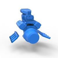 Diecast V8 engine for mud dragster 1:25 - Thumbnail 16