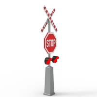 Rail road crossing stop sign - Thumbnail 4
