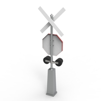 Rail road crossing stop sign - Thumbnail 6