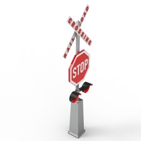 Rail road crossing stop sign - Thumbnail 12