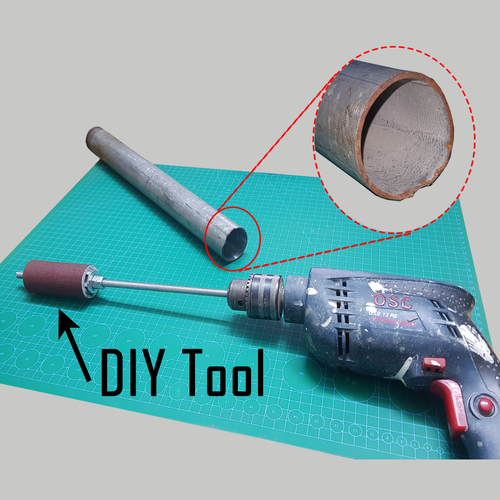 Tool For Sanding The Inside Of The Pipe 3D Print 475477