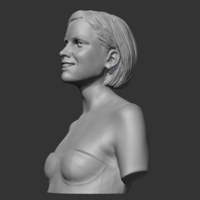 Emma Watson 3D print model - Thumbnail 5