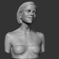 Emma Watson 3D print model - Thumbnail 9