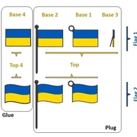 Ukraine Flag - Thumbnail 1