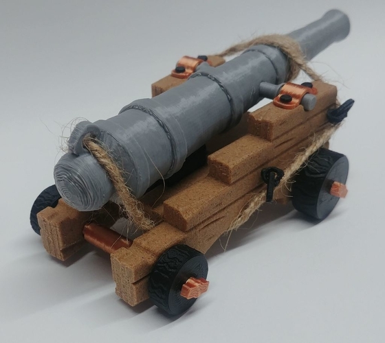 12 Pound Cannon 3D Print 475581