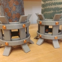 Small Medieval Candle Holder 3D Printing 475585