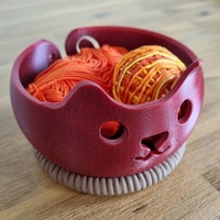 Small Yarn bowl Kitty 3D Printing 475589