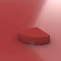 LEGO Quarter Circle Round Flat Tile 1X1 - Thumbnail 2