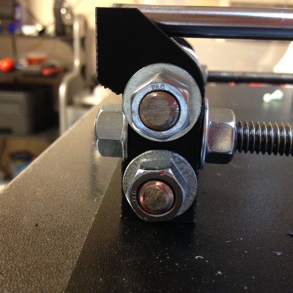 Prusa i3 Offset Y Corners for 3/8" threaded Rod 