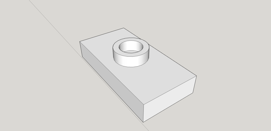 LEGO Plate - 1X2 with 1 Knob 3D Print 475651