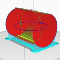 3D Round Storage Tube Box Container - Thumbnail 2