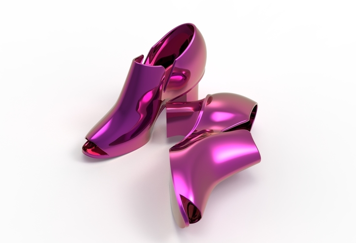 high hill shoes 3D Print 475735