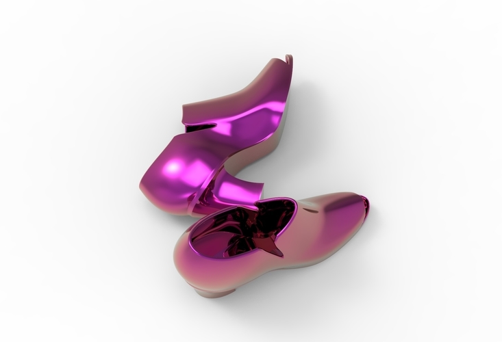 high hill shoes 3D Print 475742