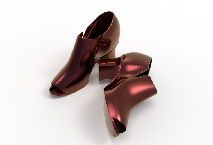 high hill shoes 3D Print 475745