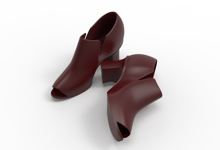 high hill shoes 3D Print 475746