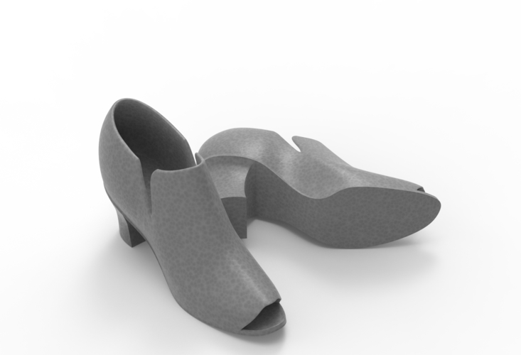 high hill shoes 3D Print 475748