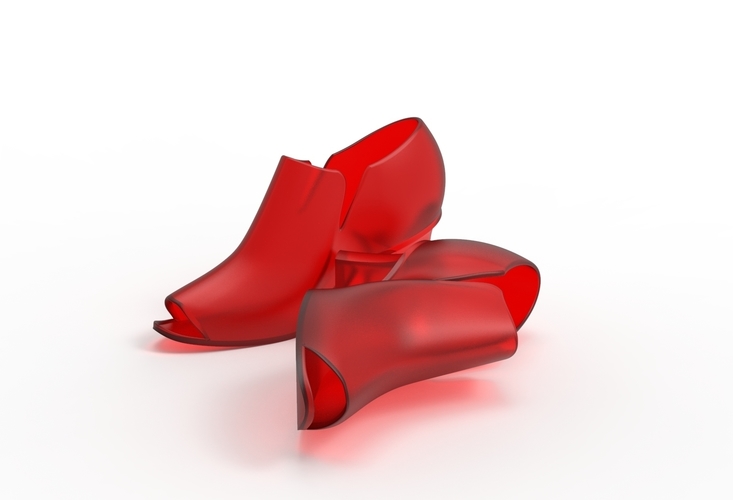 high hill shoes 3D Print 475749