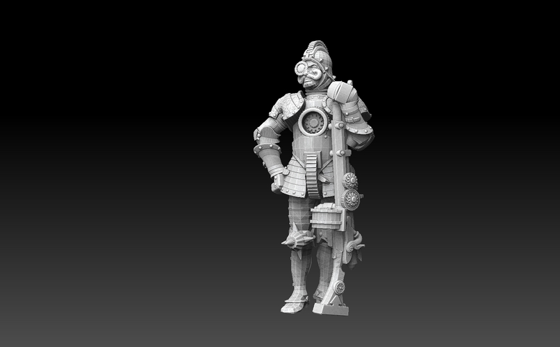 Steampunk Musketeers 3D Print 475828