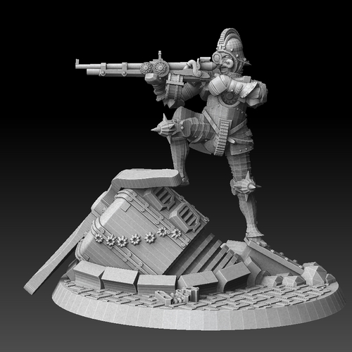 Steampunk Musketeers 3D Print 475840