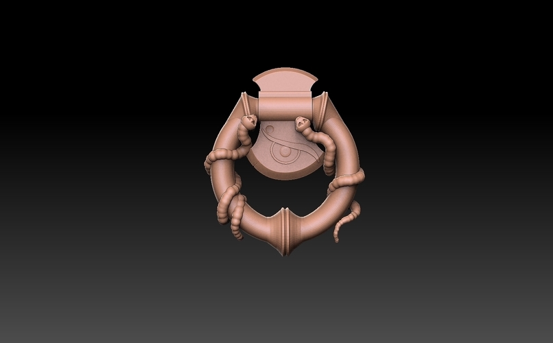 Gothic Door Knocker 3D Print 475859