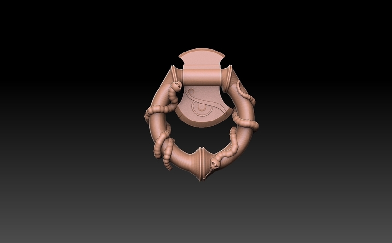 Gothic Door Knocker 3D Print 475861