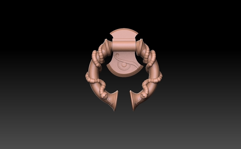 Gothic Door Knocker 3D Print 475862