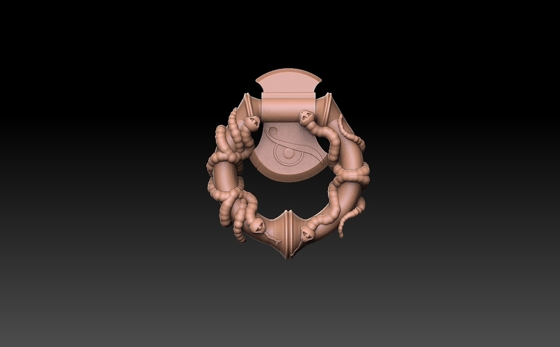 Gothic Door Knocker 3D Print 475865