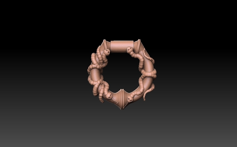 Gothic Door Knocker 3D Print 475866