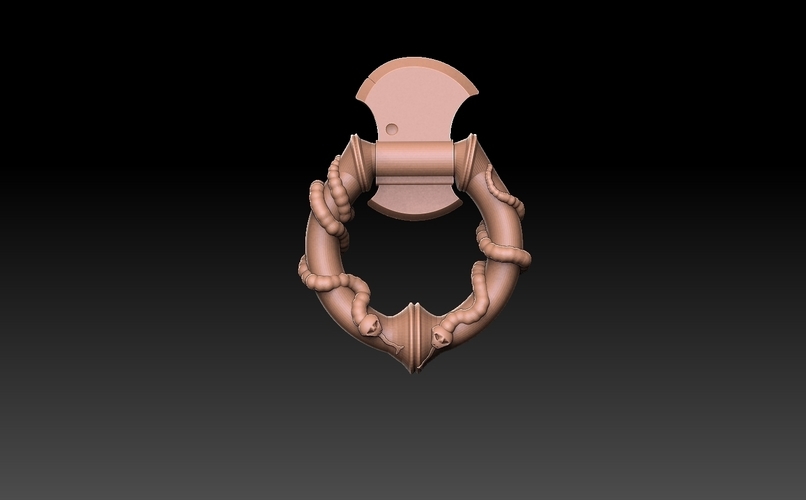 Gothic Door Knocker 3D Print 475867