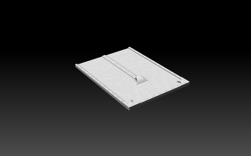 3D Printed Modular Road Grid Low Roads Addon by sharedogminiatures ...