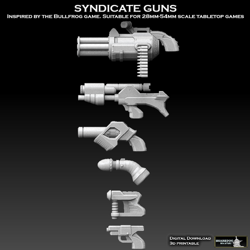 Syndicate Guns 3D Print 475947