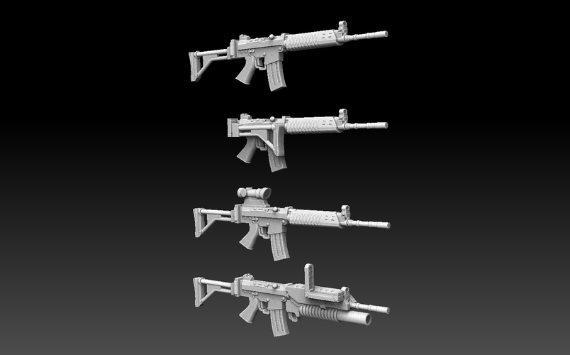 Swedish Peacetime Firearms 1815-2021 3D Print 475981