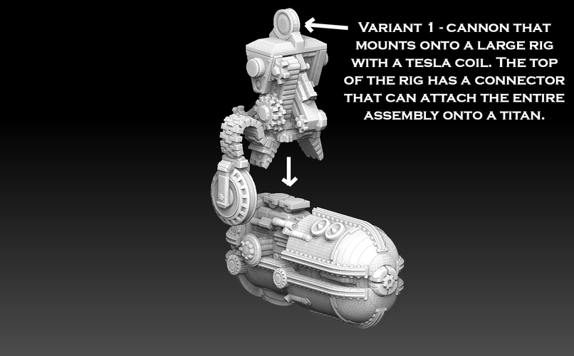 Titan Cannon 3D Print 476011