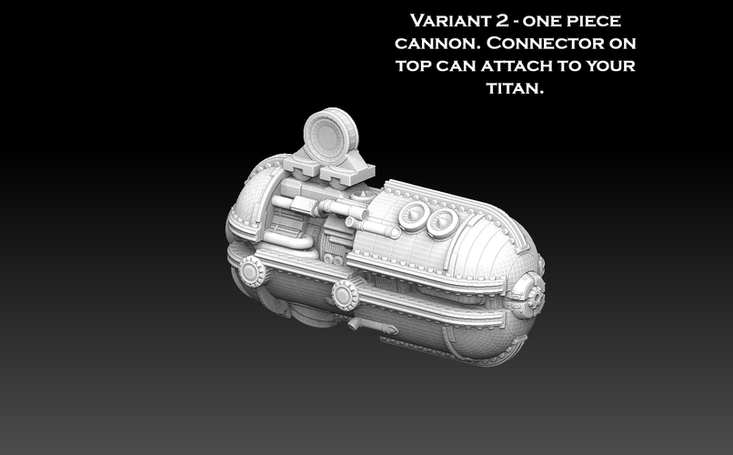 Titan Cannon 3D Print 476012