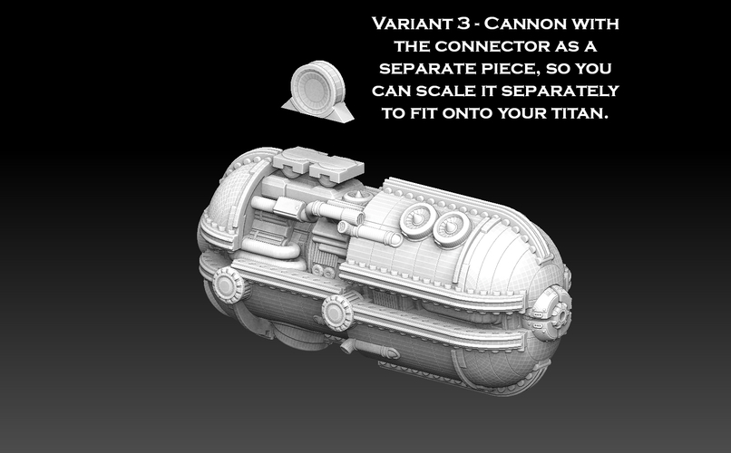 Titan Cannon 3D Print 476013