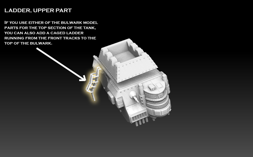 Modular Superheavy Tank 3D Print 476073