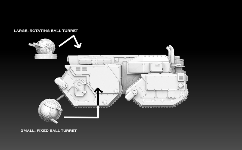 Modular Superheavy Tank 3D Print 476077