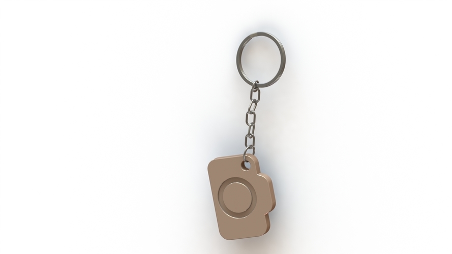 Camera icon Keychain 3D Print 476085