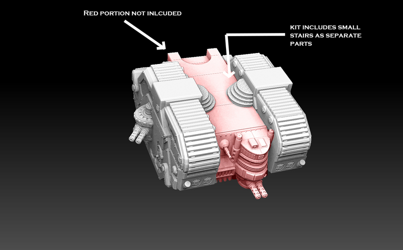 Rhomboid Tank Tracks 3D Print 476102