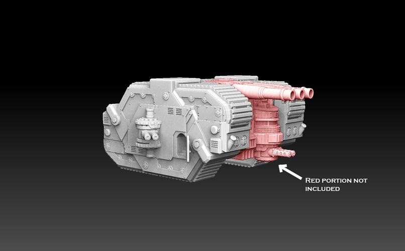 Rhomboid Tank Tracks 3D Print 476103