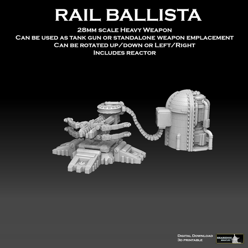 Ballista Rail Gun 3D Print 476108